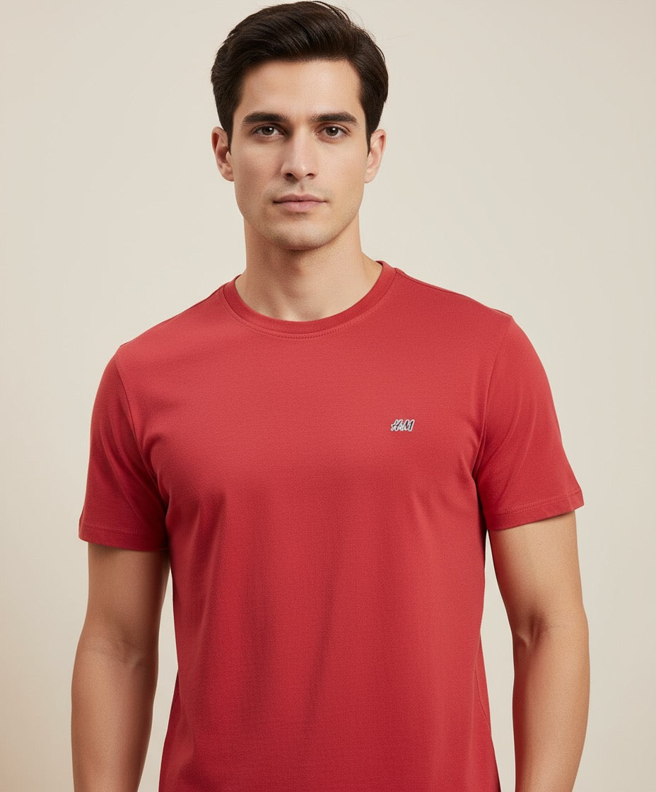 H&M Classic Red T-Shirt for Men – Stylish Casual Wear