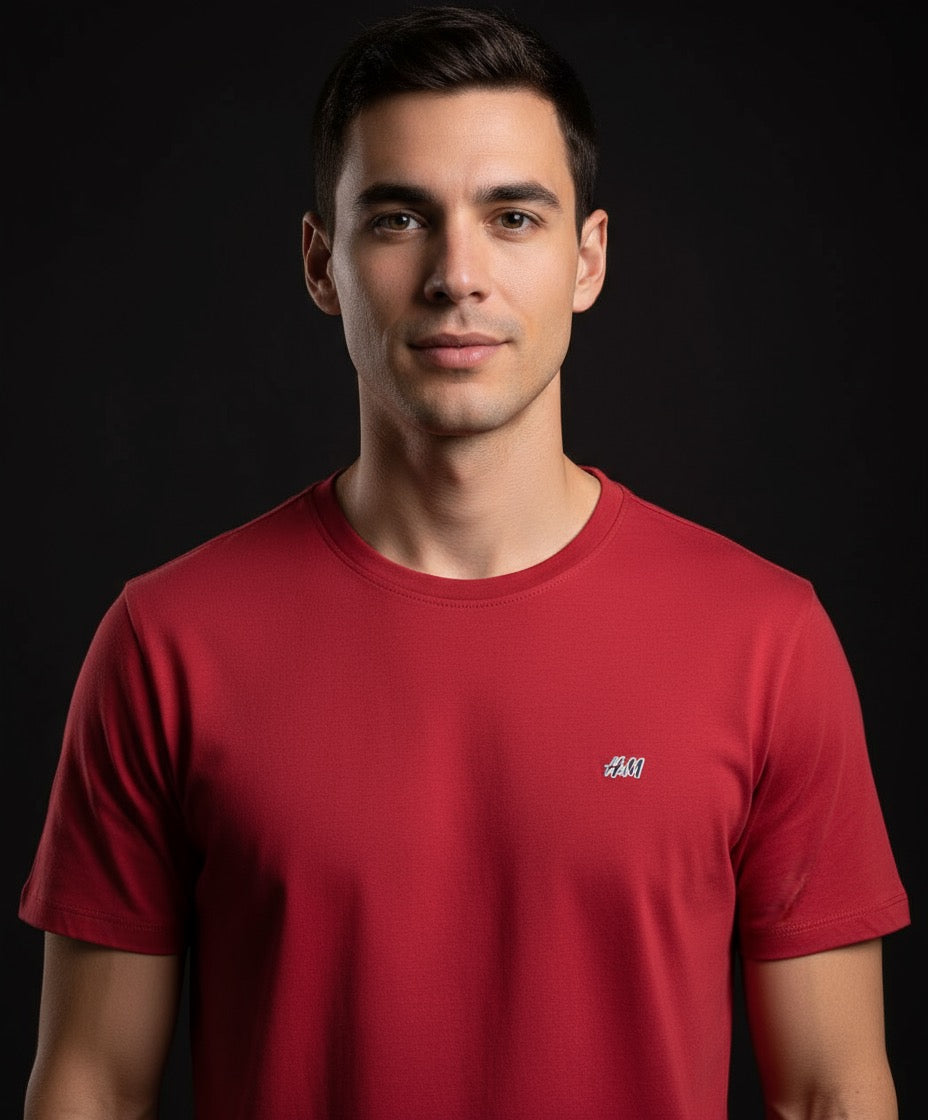 H&M Classic Red T-Shirt for Men – Stylish Casual Wear